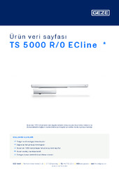 TS 5000 R/0 ECline  * Ürün veri sayfası TR