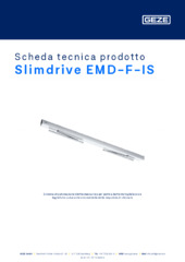 Slimdrive EMD-F-IS Scheda tecnica prodotto IT