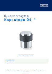 Kapı stopu 04  * Ürün veri sayfası TR
