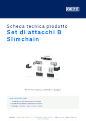 Set di attacchi B Slimchain Scheda tecnica prodotto IT