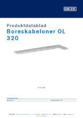 Boreskabeloner OL 320 Produktdatablad DA