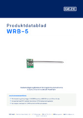 WRB-5 Produktdatablad SV