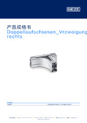 Doppellaufschienen_Vrzweigung rechts 产品规格书 ZH