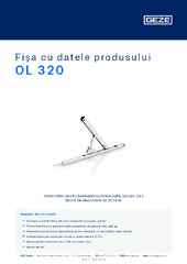 OL 320 Fișa cu datele produsului RO