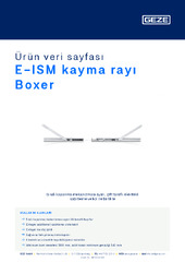E-ISM kayma rayı Boxer Ürün veri sayfası TR