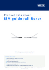 ISM guide rail Boxer Product data sheet EN