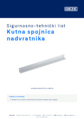 Kutna spojnica nadvratnika Sigurnosno-tehnički list HR