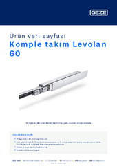 Komple takım Levolan 60 Ürün veri sayfası TR
