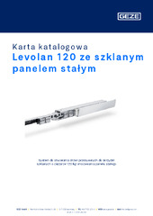 Levolan 120 ze szklanym panelem stałym Karta katalogowa PL