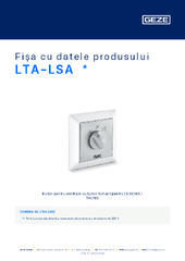 LTA-LSA  * Fișa cu datele produsului RO