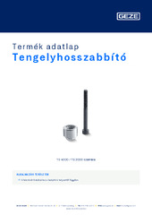 Tengelyhosszabbító Termék adatlap HU