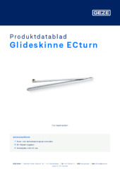 Glideskinne ECturn Produktdatablad NB