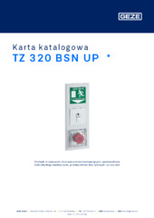 TZ 320 BSN UP  * Karta katalogowa PL