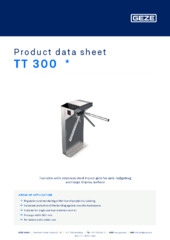 TT 300  * Product data sheet EN