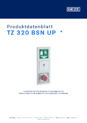 TZ 320 BSN UP  * Produktdatenblatt DE