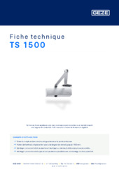 TS 1500 Fiche technique FR