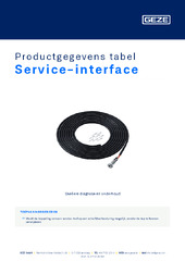 Service-interface Productgegevens tabel NL