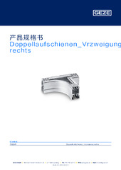 Doppellaufschienen_Vrzweigung rechts 产品规格书 ZH