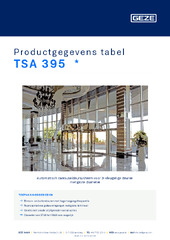 TSA 395  * Productgegevens tabel NL