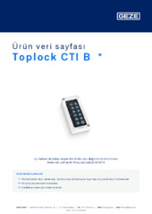 Toplock CTI B  * Ürün veri sayfası TR