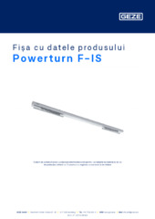 Powerturn F-IS Fișa cu datele produsului RO