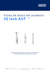 IQ lock AUT  * Ficha de datos del producto ES