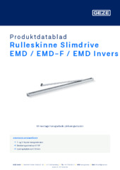 Rulleskinne Slimdrive EMD / EMD-F / EMD Invers Produktdatablad DA