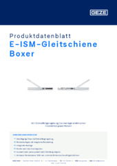 E-ISM-Gleitschiene Boxer Produktdatenblatt DE