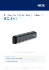 GC 341  * Ficha de datos del producto ES