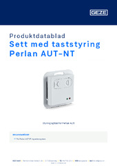 Sett med taststyring Perlan AUT-NT Produktdatablad NB