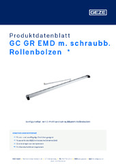 GC GR EMD m. schraubb. Rollenbolzen  * Produktdatenblatt DE