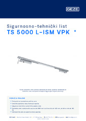 TS 5000 L-ISM VPK  * Sigurnosno-tehnički list HR