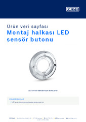 Montaj halkası LED sensör butonu Ürün veri sayfası TR