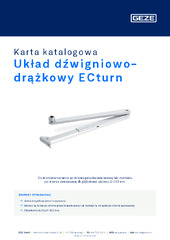 Układ dźwigniowo-drążkowy ECturn Karta katalogowa PL