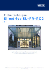 Slimdrive SL-FR-RC2  * Fiche technique FR