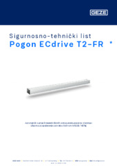 Pogon ECdrive T2-FR  * Sigurnosno-tehnički list HR