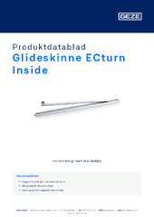 Glideskinne ECturn Inside Produktdatablad NB