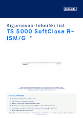 TS 5000 SoftClose R-ISM/G  * Sigurnosno-tehnički list HR