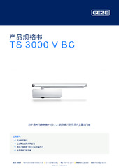 TS 3000 V BC 产品规格书 ZH