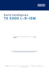 TS 5000 L-R-ISM Karta katalogowa PL