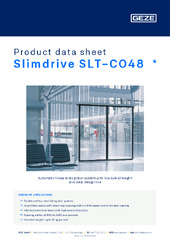Slimdrive SLT-CO48  * Product data sheet EN