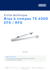 Bras à compas TS 4000 EFS / RFS Fiche technique FR