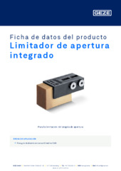 Limitador de apertura integrado Ficha de datos del producto ES