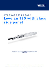Levolan 120 with glass side panel Product data sheet EN