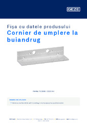 Cornier de umplere la buiandrug Fișa cu datele produsului RO