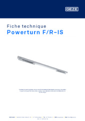 Powerturn F/R-IS Fiche technique FR