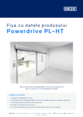 Powerdrive PL-HT Fișa cu datele produsului RO