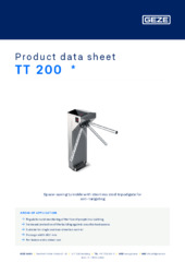 TT 200  * Product data sheet EN