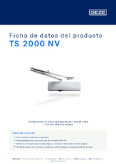 TS 2000 NV Ficha de datos del producto ES