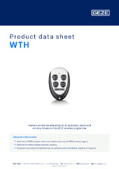 WTH Product data sheet EN